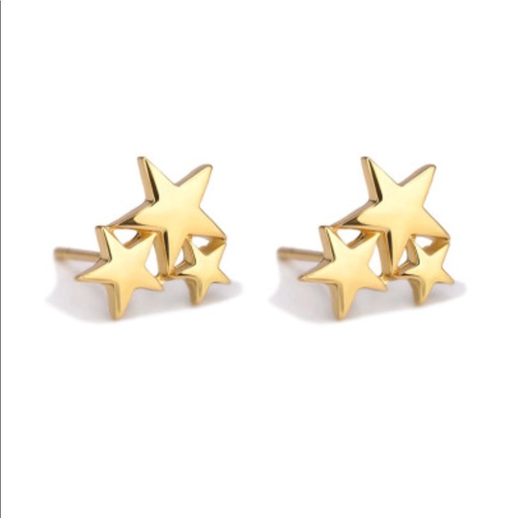 Jewelry - Tiny star cluster stud earrings.